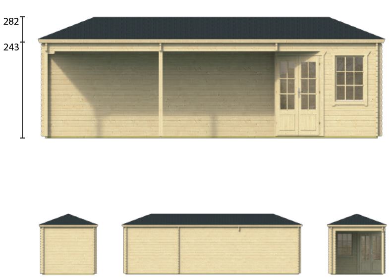 Chalet en bois GRETEL